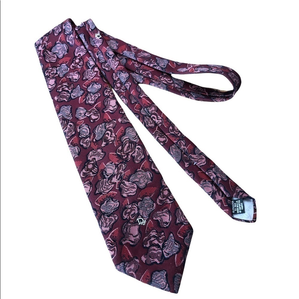 Christian Dior Monsieur Tie Burgundy
